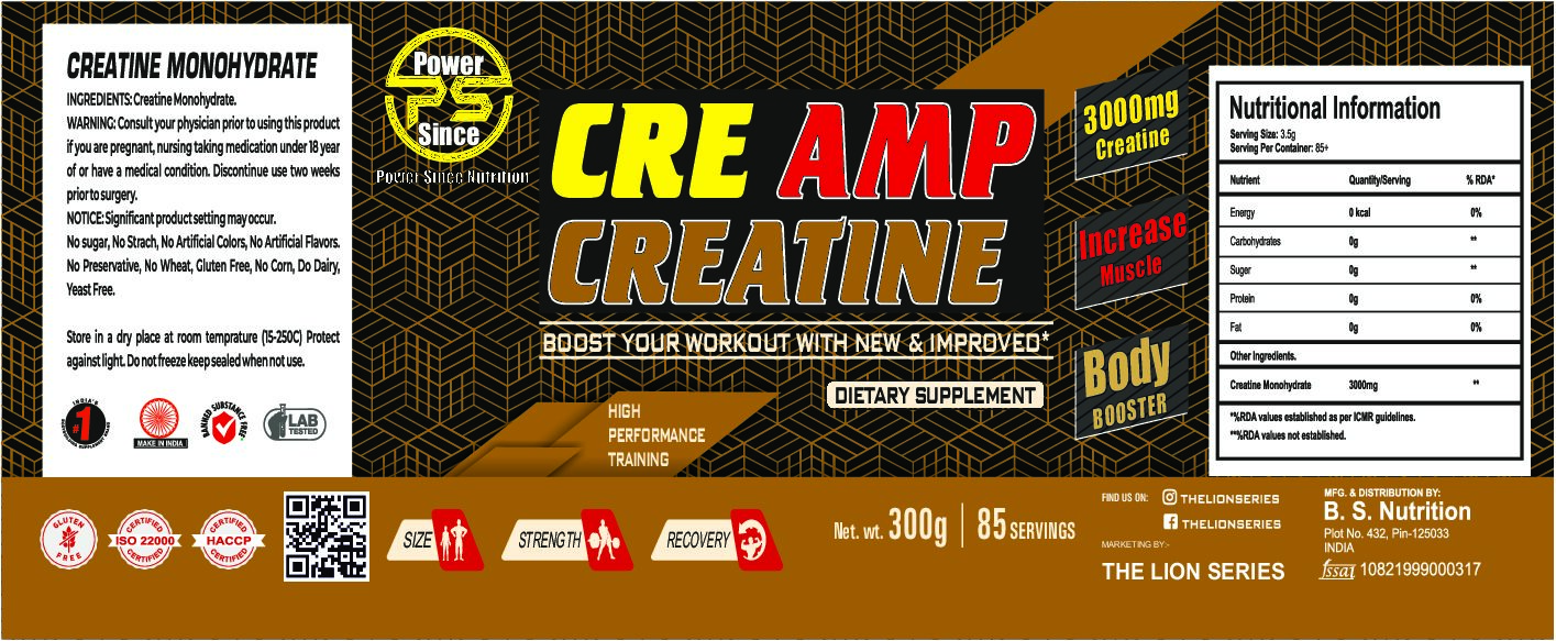 CREA AMP CREATINE 300 G