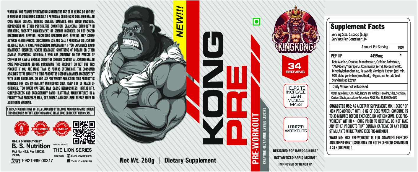 KONG PRE-WORKOUT