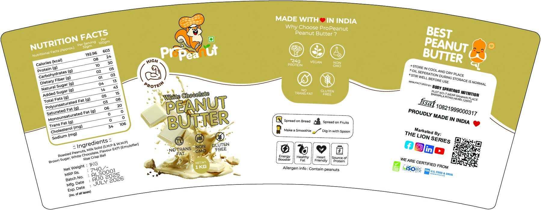 PENUT-WHITE CHOCOLATE