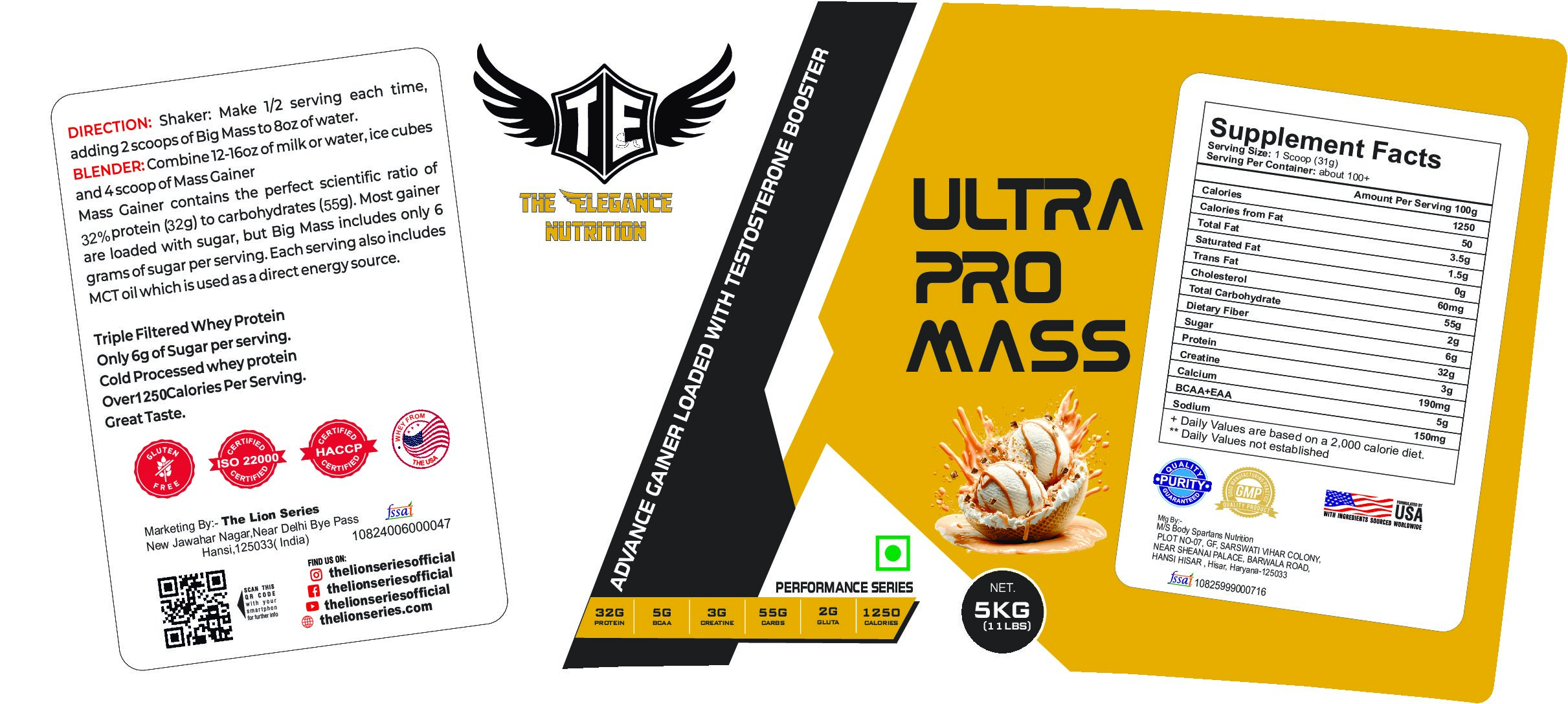 Ultra Pro mass 5kg